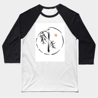 PASSAGE  - Original sumi-e enso ink brush art Baseball T-Shirt